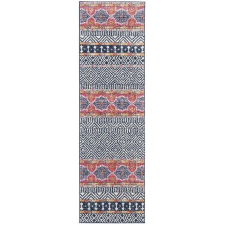 Safavieh 2 ft. 2 in. x 4 ft. Madison 797N Power Loomed Accent Area Rug Navy & Ivory MAD797N-24